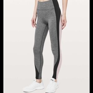 Lululemon Athletica Gray and Black Leggings